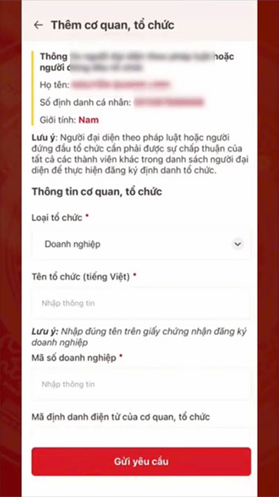 Cách đăng ký định danh điện tử cho doanh nghiệp