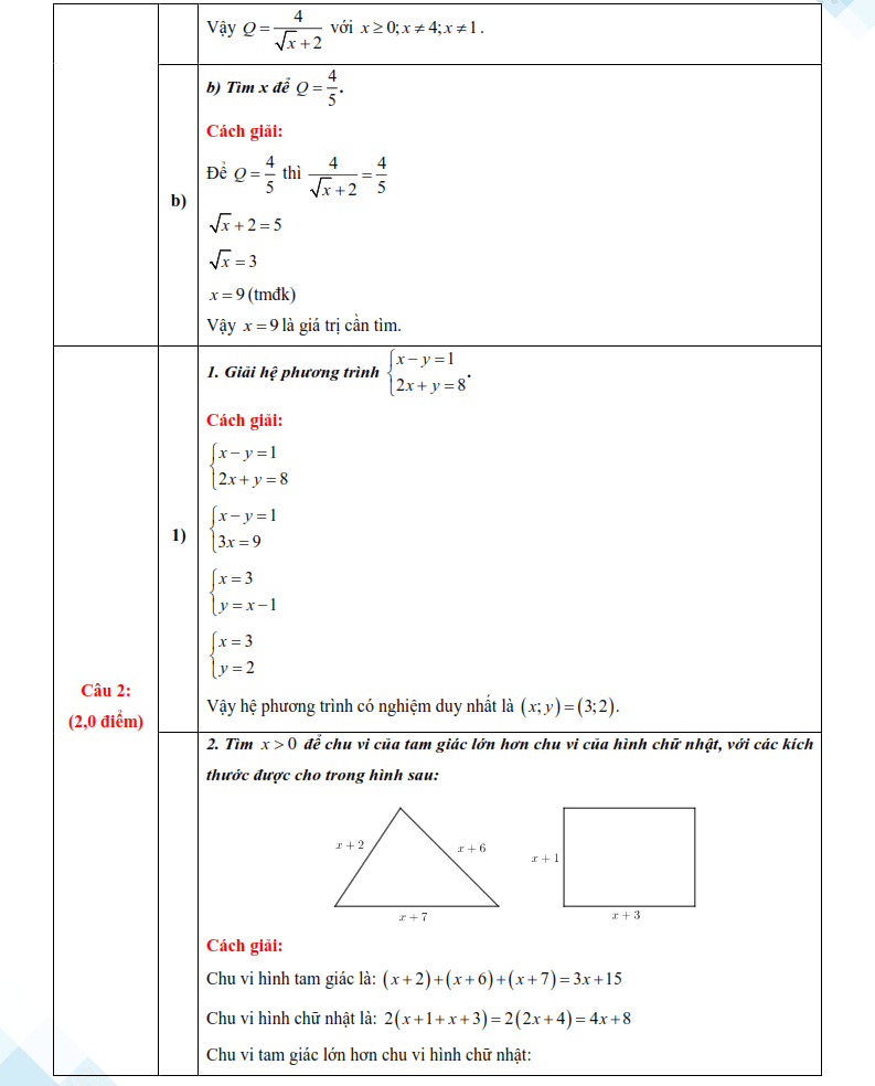 Đáp án đề thi vào 10 Toán Lạng Sơn