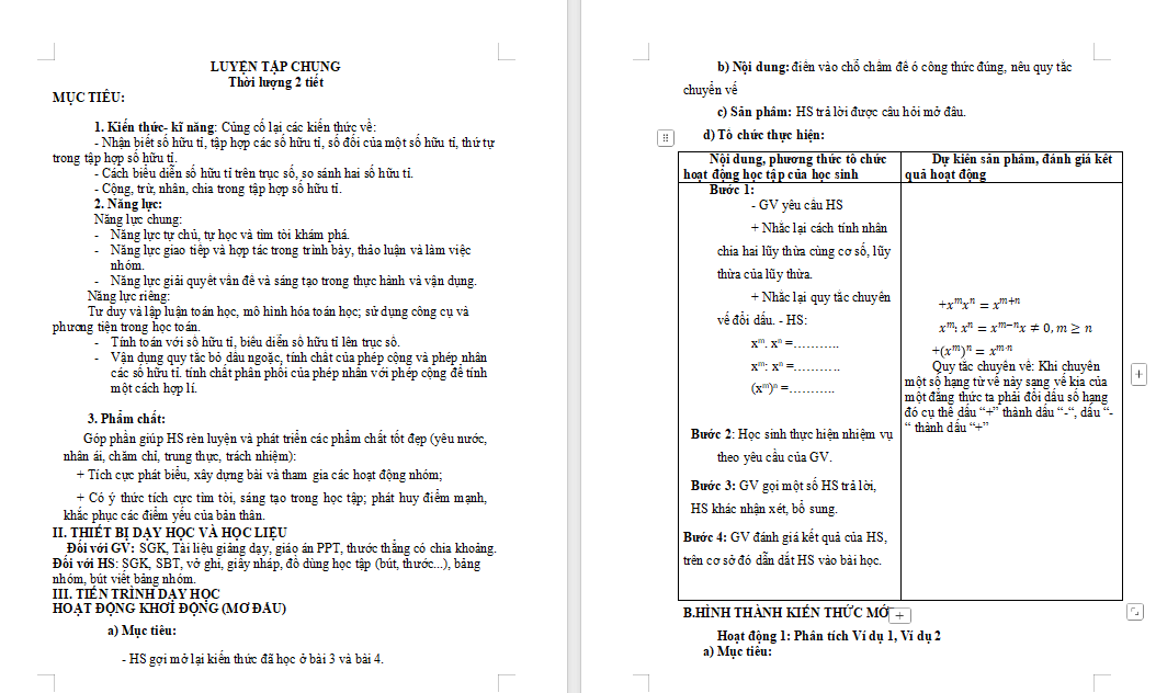 Luyện tập chung trang 14