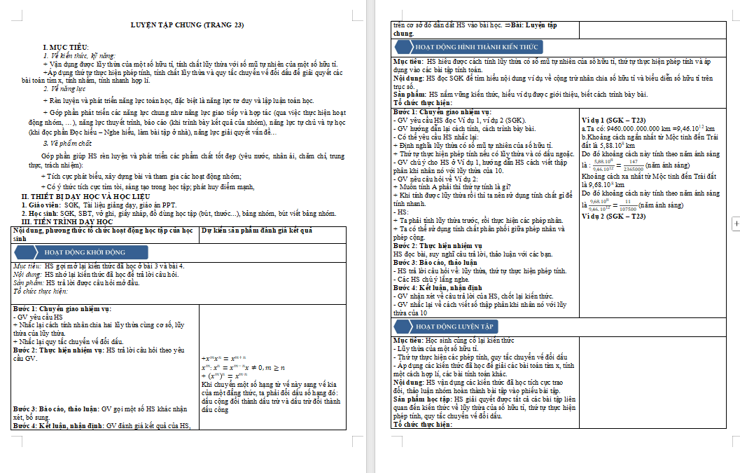  Luyện tập chung trang 24