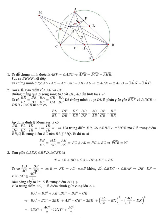 Đáp án đề thi vào 10 môn Toán Chuyên Phan Bội Châu