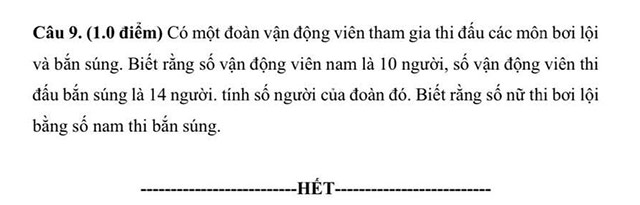 Đề thi vào lớp 6 môn Toán trường THCS Lý Tự Trọng
