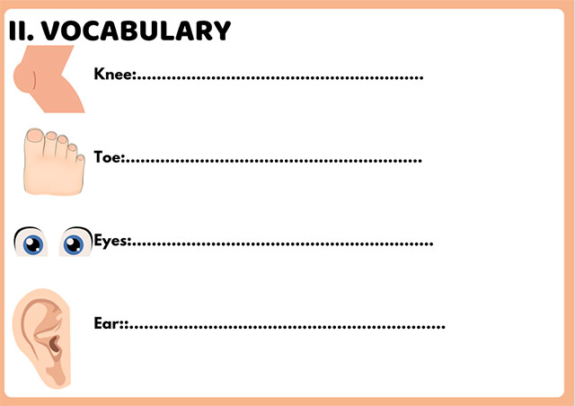 PowerPoint Topic Body Parts