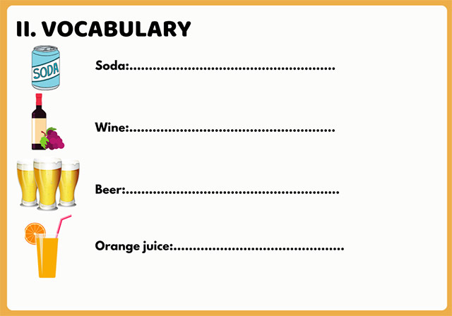 PowerPoint Topic Drinks