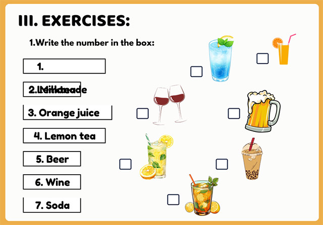 PowerPoint Topic Drinks