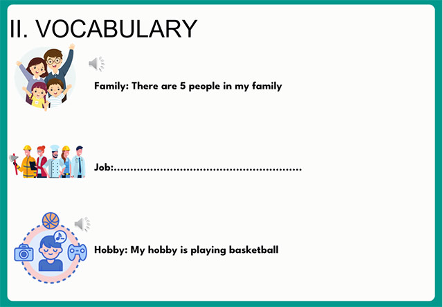 PowerPoint Topic All about yourself