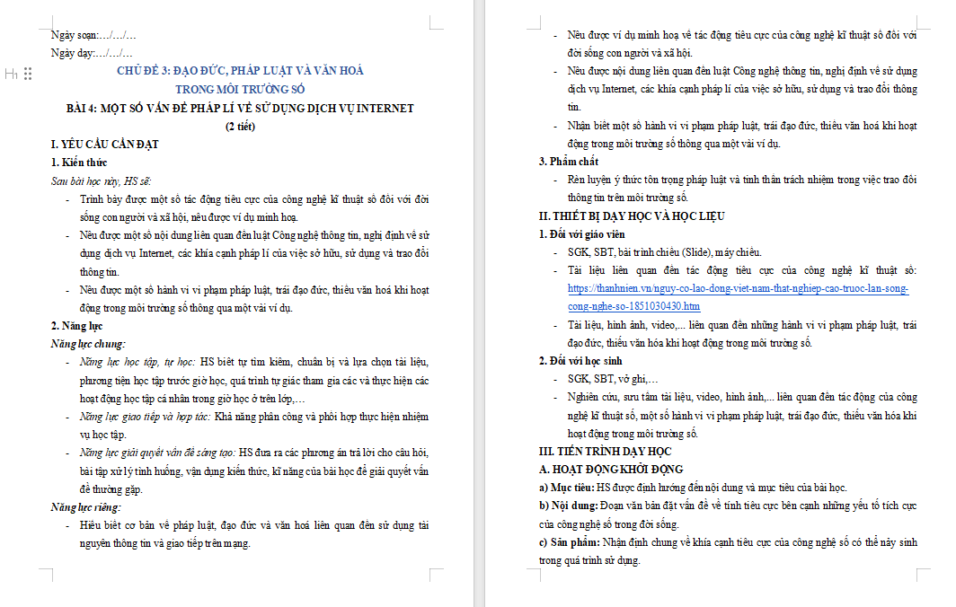 Một số vấn đề pháp lí về sử dụng dịch vụ Internet