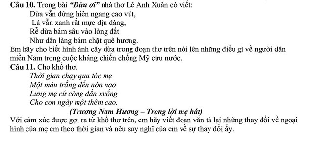 Đề thi vào lớp 6 môn Tiếng Việt trường THCS Phúc Yên