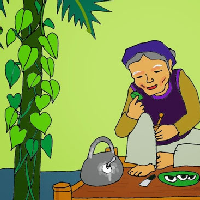 Bài thơ Hái trầu cho bà