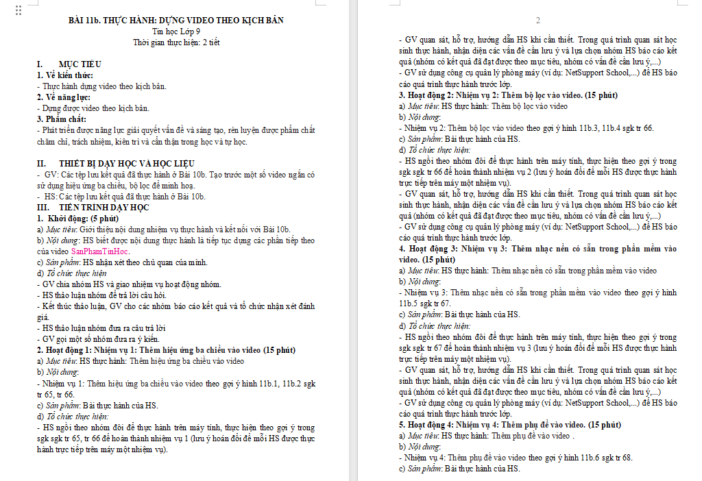 Thực hành Dựng video theo kịch bản