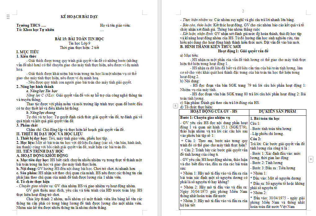 Bài toán tin học