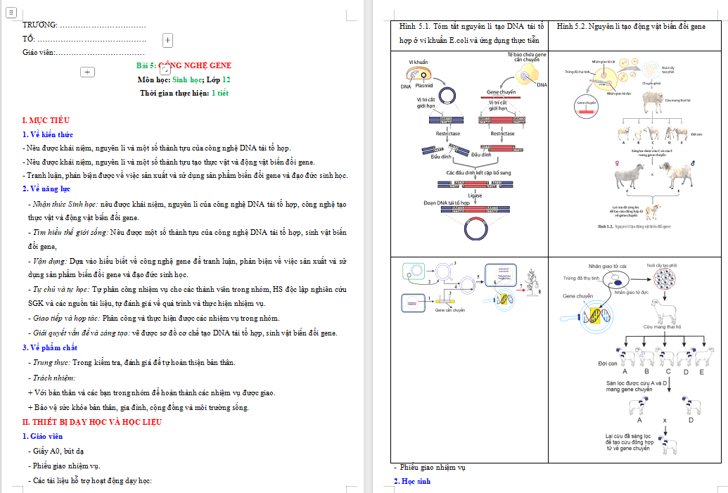 Công nghệ di truyền