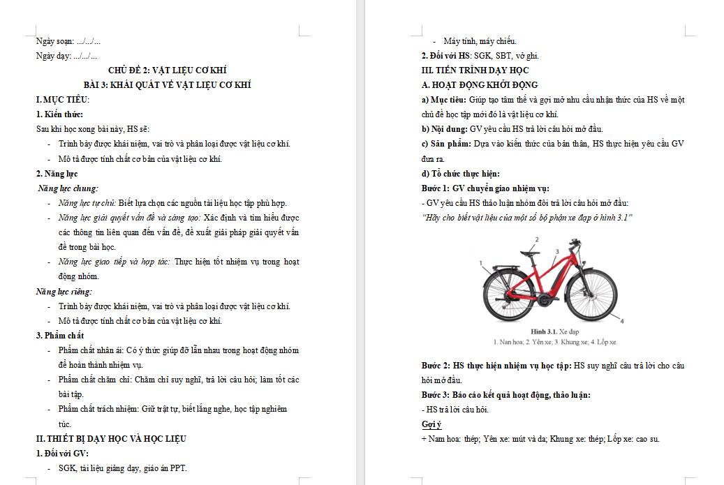 Khái quát về vật liệu cơ khí