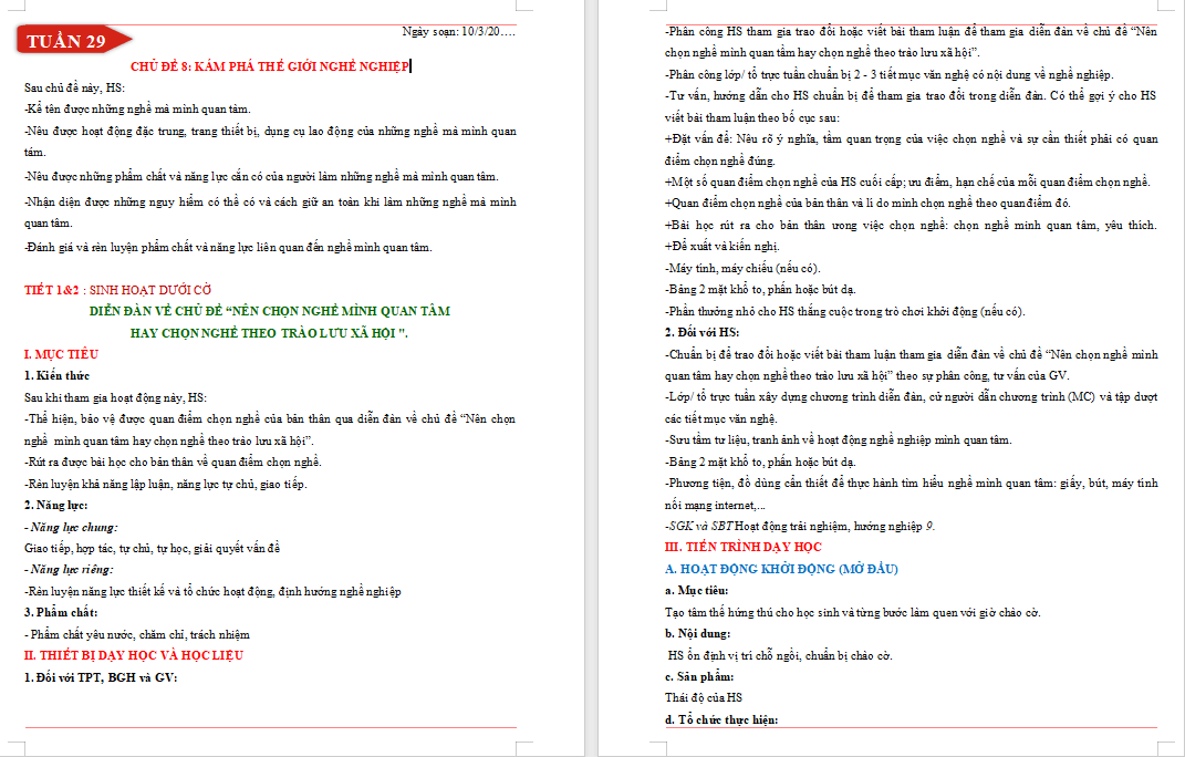 PowerPoint HĐTN 9: Nghề em quan tâm