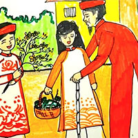 Giáo án PowerPoint Mĩ thuật 6 Bài 4: Hội xuân quê hương