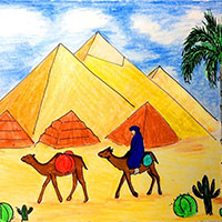 Giáo án PowerPoint Mĩ thuật 6 Bài 1: Ai Cập cổ đại trong mắt em