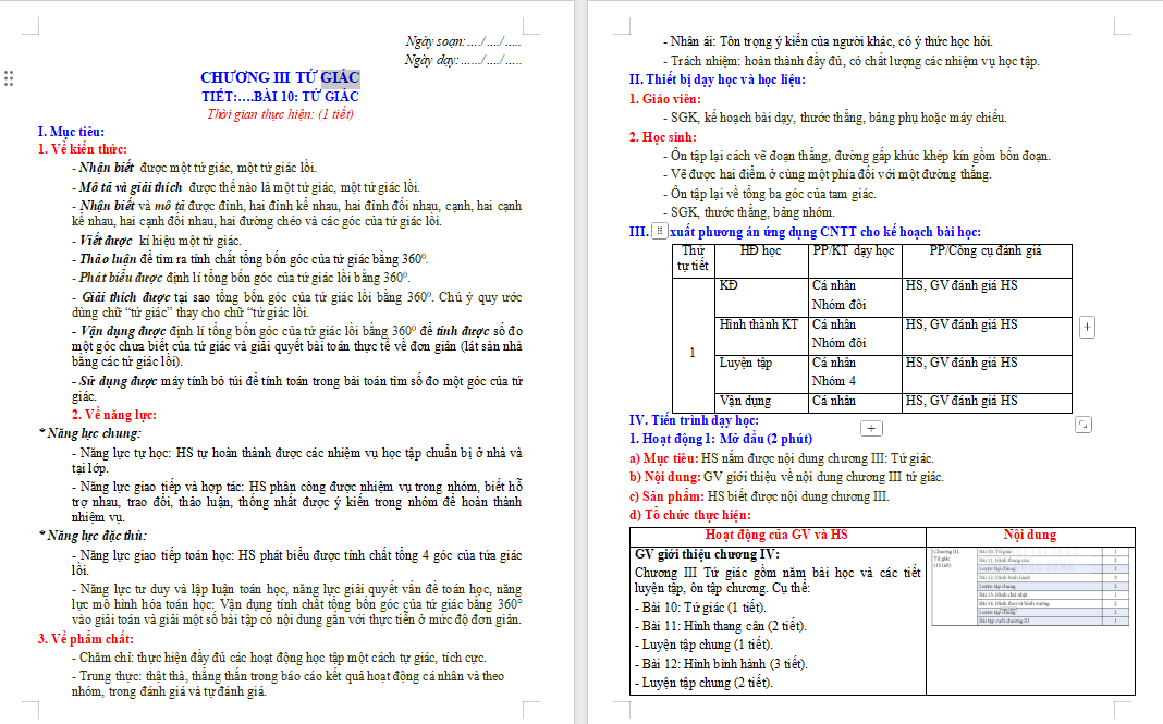 PowerPoint Toán 8 Bài 10 Tứ giác