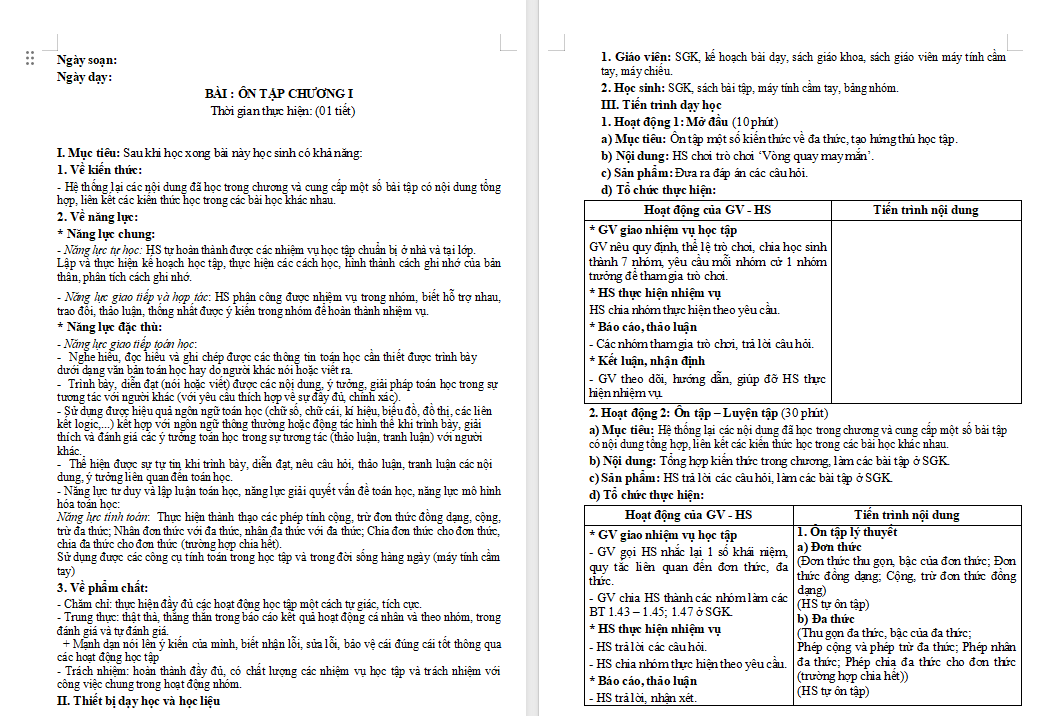 PowerPoint Toán 8: Bài tập cuối chương 1