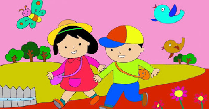 Bài thơ Con đường của bé