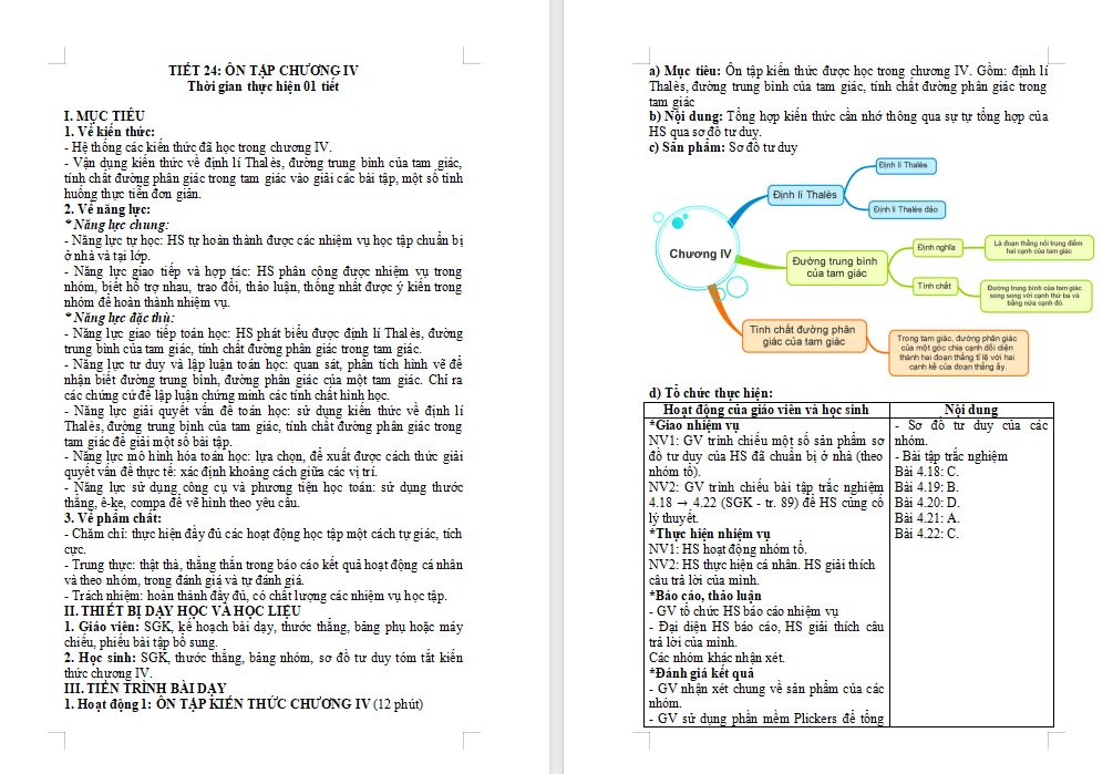 PowerPoint Toán 8 Bài tập cuối chương 4