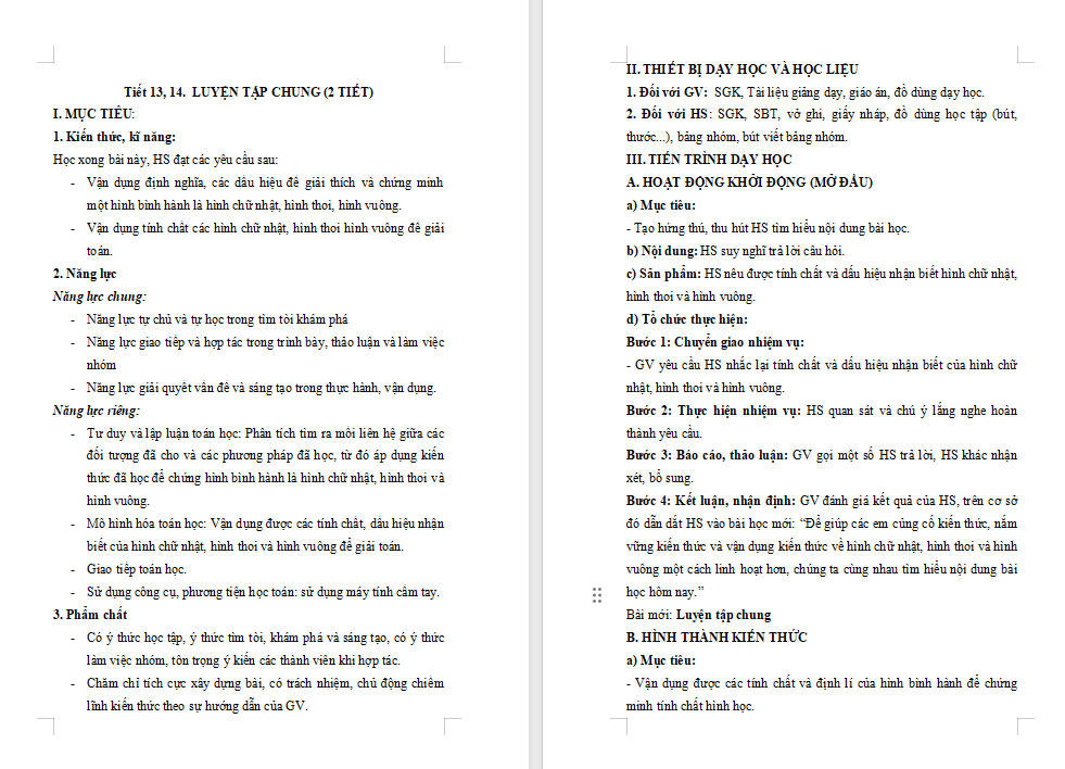 PowerPoint Toán 8 Luyện tập chung trang 73