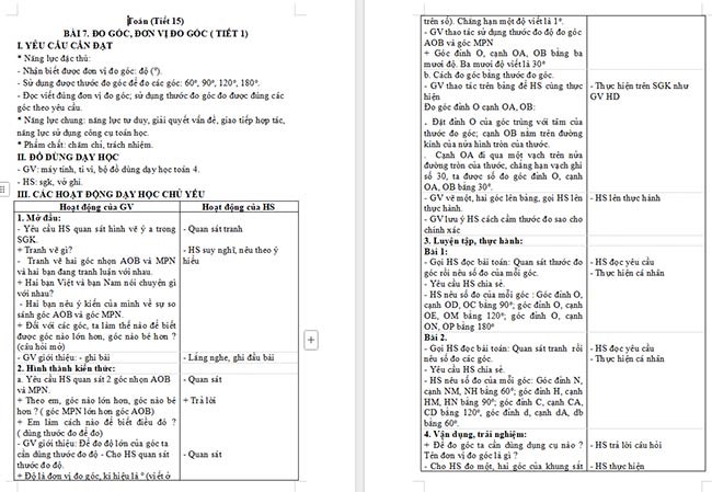 Giáo án Toán 4 Ôn tập các số đến 100 000