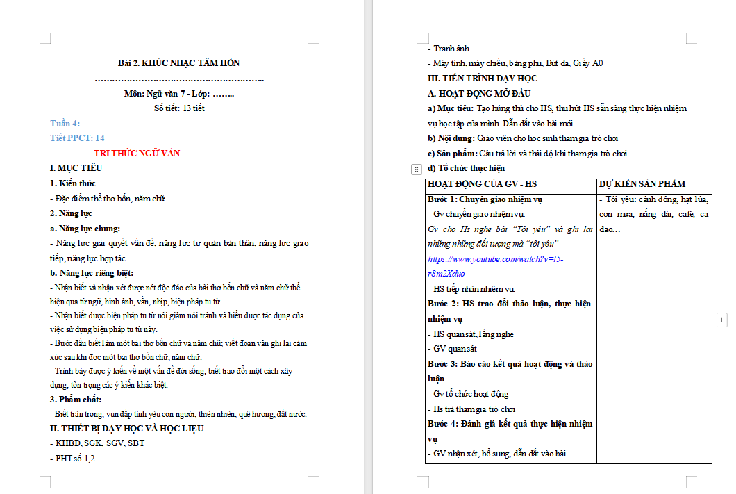 Tri thức ngữ văn