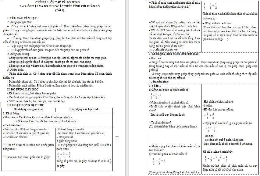 Giáo án Toán 5 Bài 3 file word
