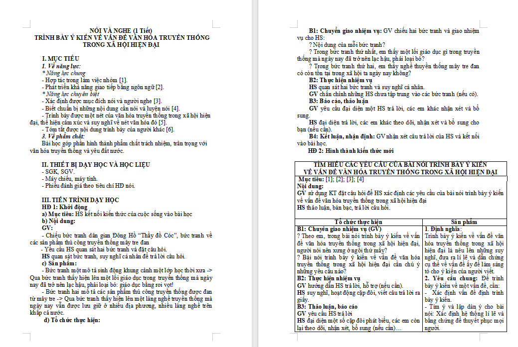 PowerPoint Ngữ văn 7 Bài 5 Nói và nghe