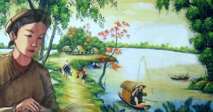 Bài thơ Chiều hôm nhớ nhà
