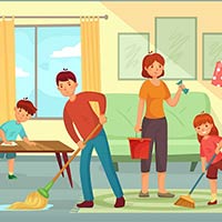 Giáo án PowerPoint Hoạt động trải nghiệm 6 Chủ đề 4 Bài 2: Sắp xếp nơi ở của em