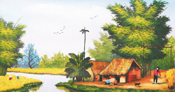 Văn bản Cảnh vui của nhà nghèo
