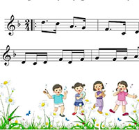 Giáo án mầm non: Dạy trẻ cảm thụ âm nhạc theo tiết tấu nhanh chậm