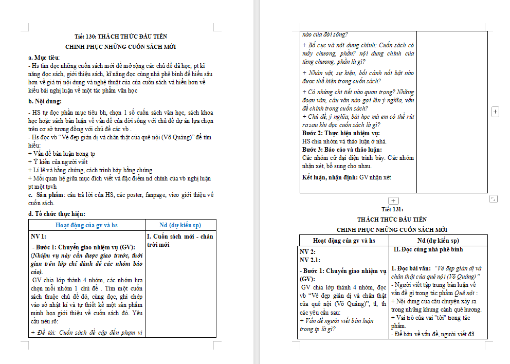 Chinh phục những cuốn sách mới