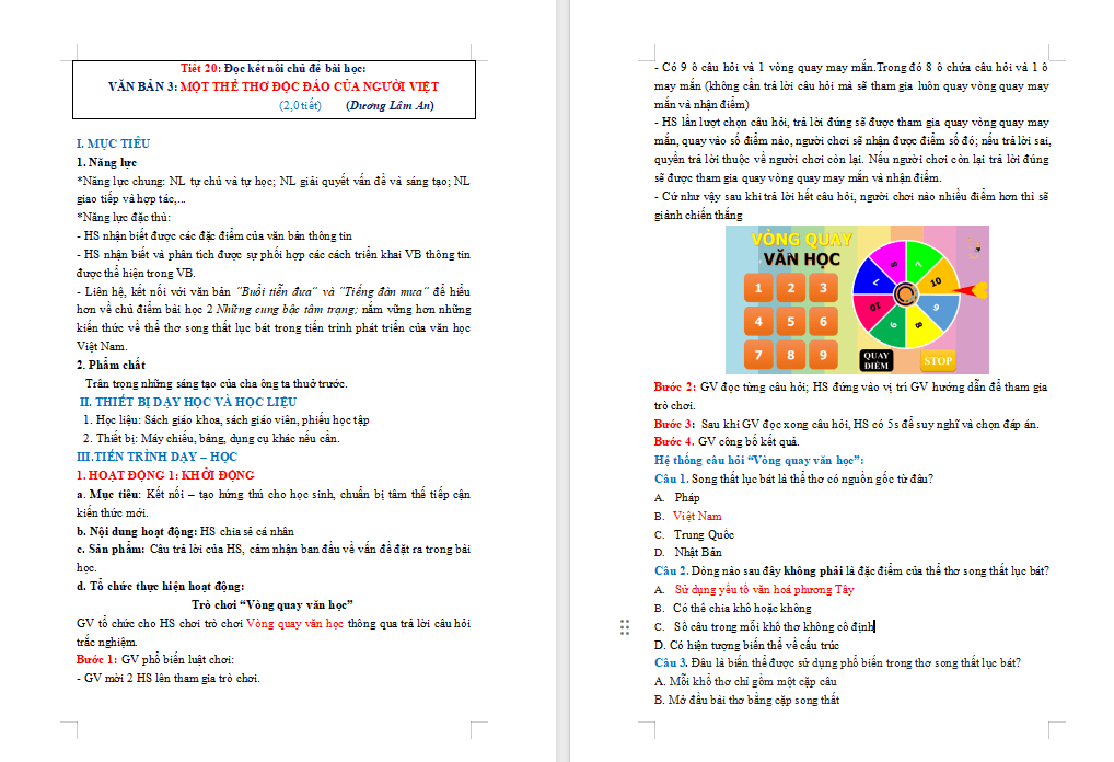 Một thể thơ độc đáo của người Việt