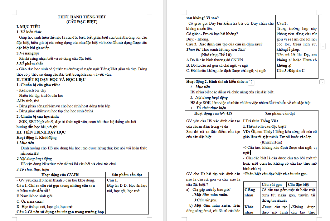 PowerPoint Ngữ văn 9 Bài 5: Thực hành tiếng Việt trang 130
