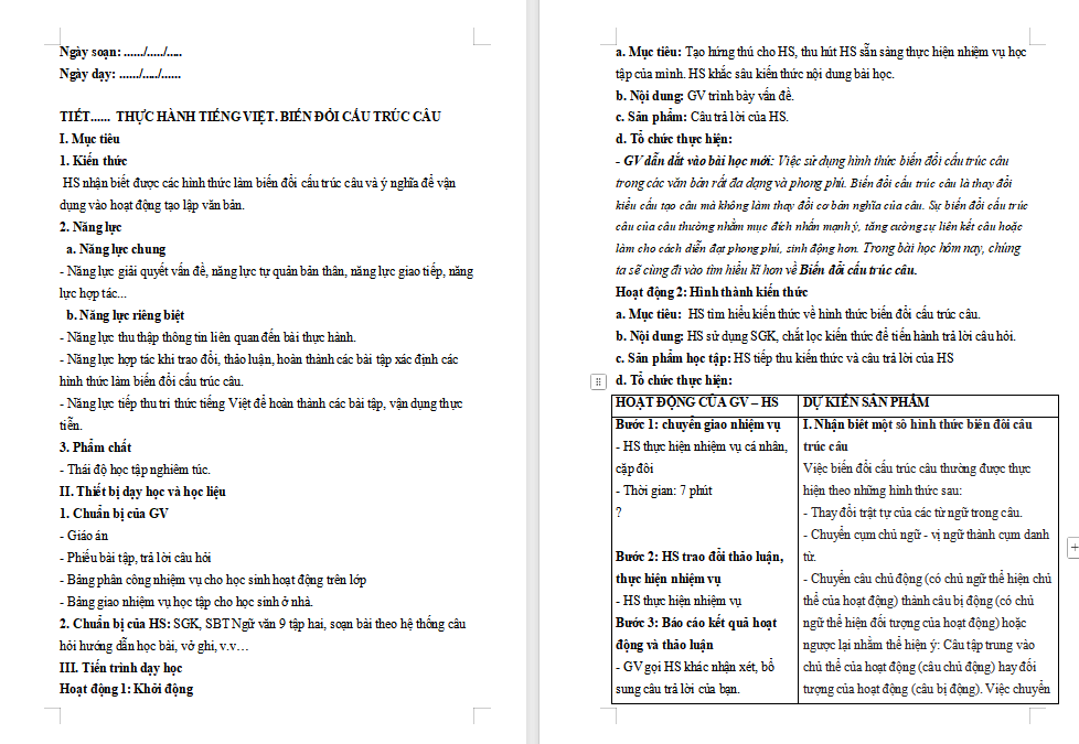 PowerPoint Ngữ văn 9: Thực hành tiếng Việt trang 95
