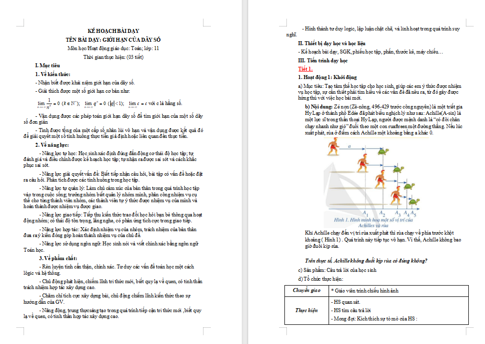 PowerPoint Toán 11 Bài 1: Giới hạn của dãy số