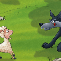 Văn bản Chó sói và chiên con