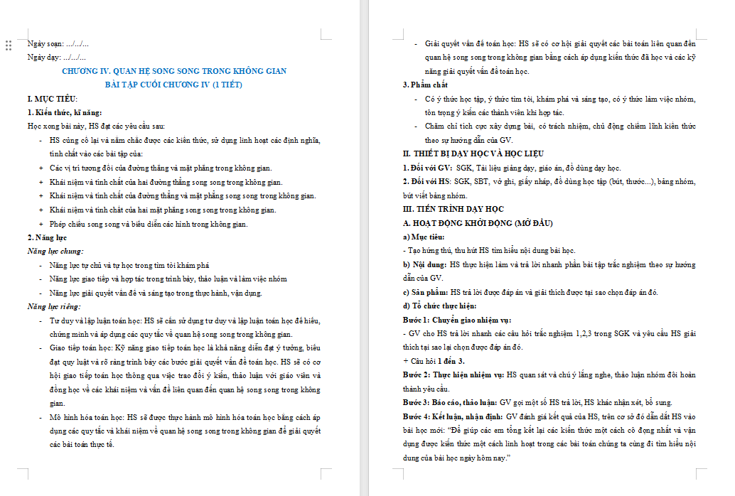 Giáo án PowerPoint Toán 11 Bài tập cuối chương 4