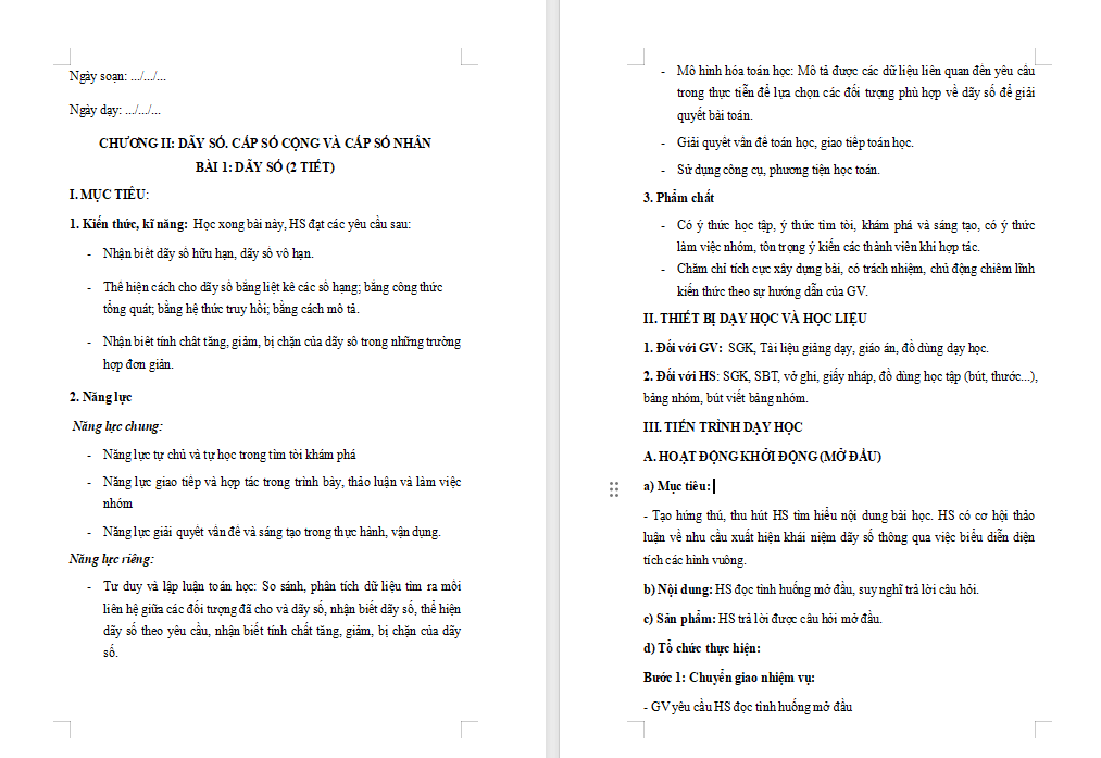 PowerPoint Toán 11 Bài 1: Dãy số