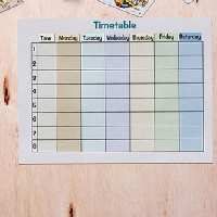 Lập thời gian biểu buổi sáng của em (3 mẫu)