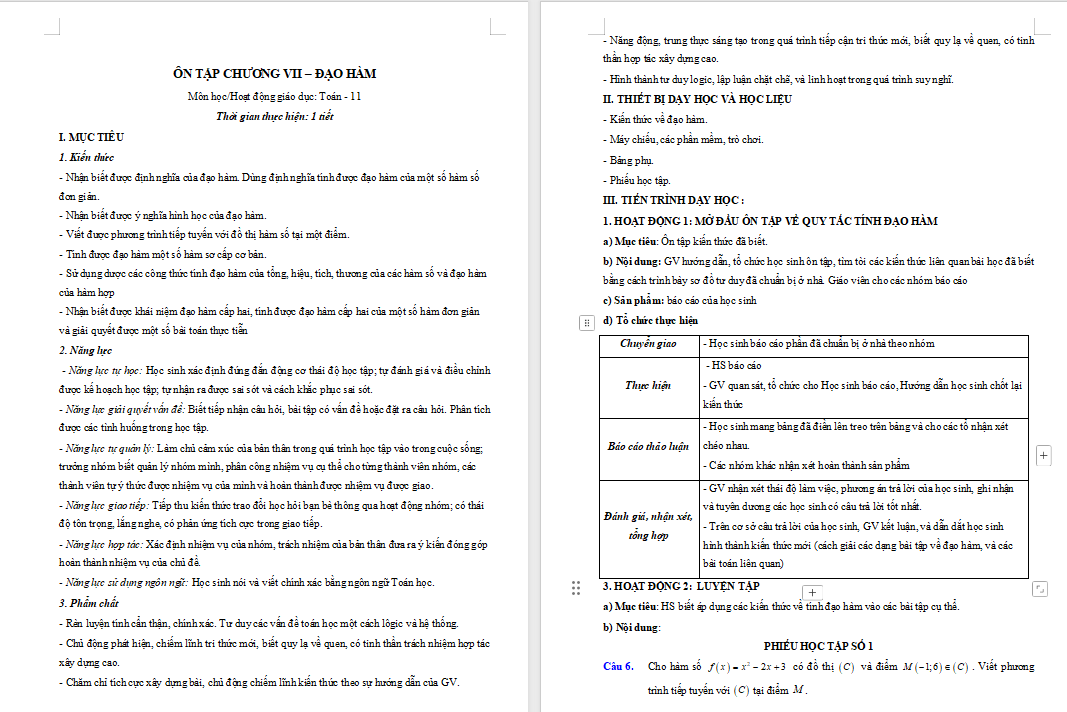 PowerPoint Toán 11 Bài tập cuối chương 7