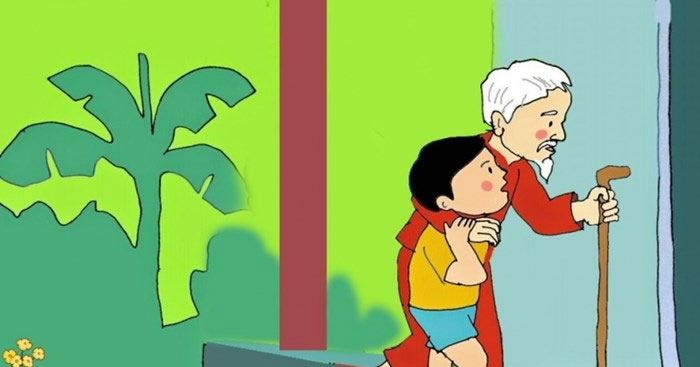 Bài thơ Thương ông của tác giả Tú Mỡ