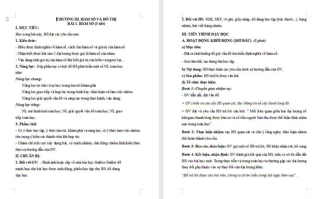 PowerPoint Toán 8 Bài 3 Hàm số bậc nhất y = ax + b 