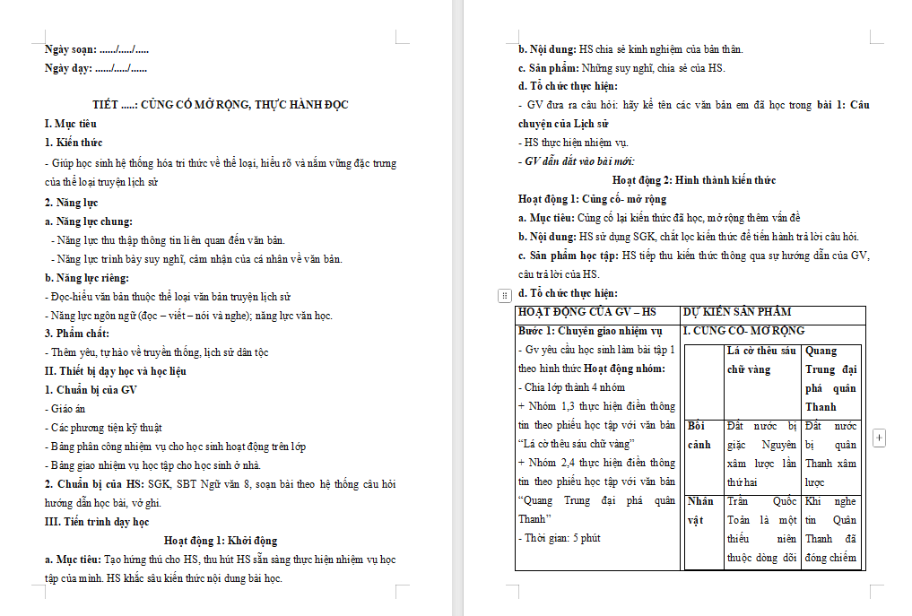 PowerPoint Ngữ văn 8 Bài 1: Củng cố mở rộng