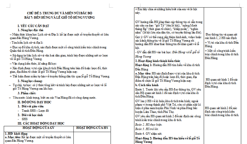 Bài 7: Đền Hùng và lễ giỗ tổ Hùng Vương