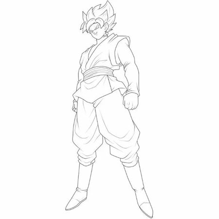 Bộ tranh tô màu Songoku
