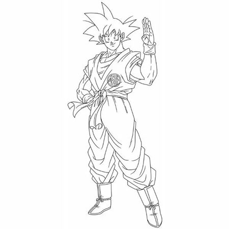 Tô màu Songoku free