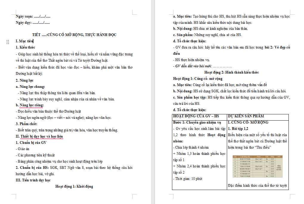 PowerPoint Ngữ văn 8 Bài 2: Củng cố mở rộng